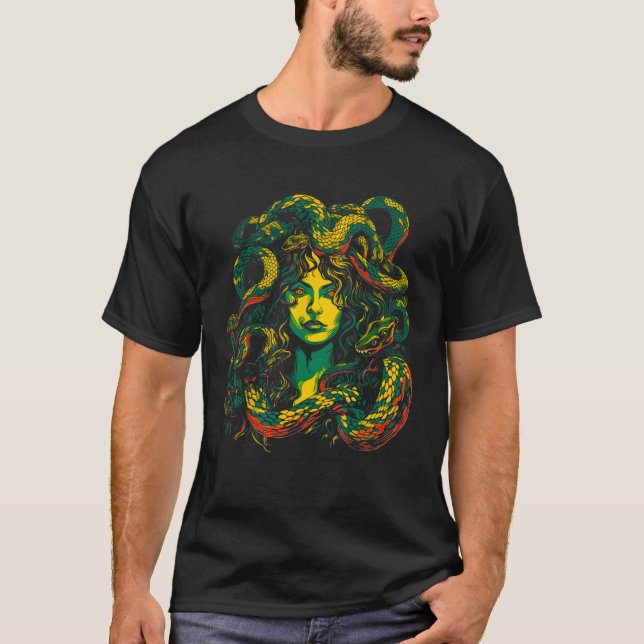 T-shirt Greek Mythology Medusa (Devant)