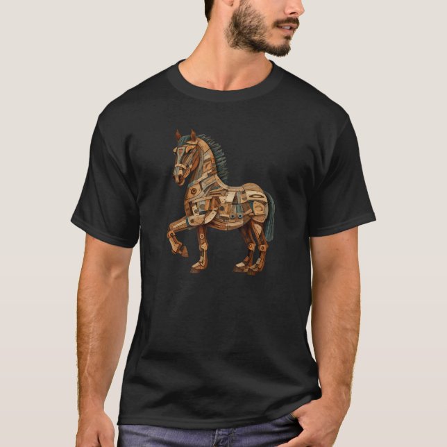 T-shirt Greek Mythology The Odyssey Greek History Trojan H (Devant)