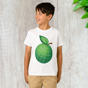 T-shirt Green Apple Earth Environment Planète