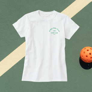 T-shirt Green Après PKBL Club Crest Pickleball Dames