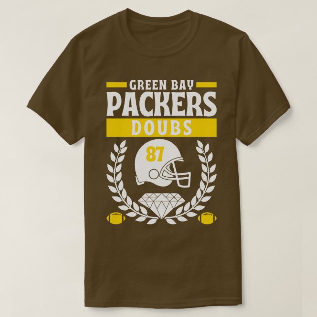 T-shirt Green Bay Packers Romeo Doubs 87 Edition (Design devant)