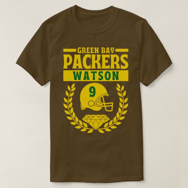 T-shirt Green Bay Packers Watson 9 American (Design devant)