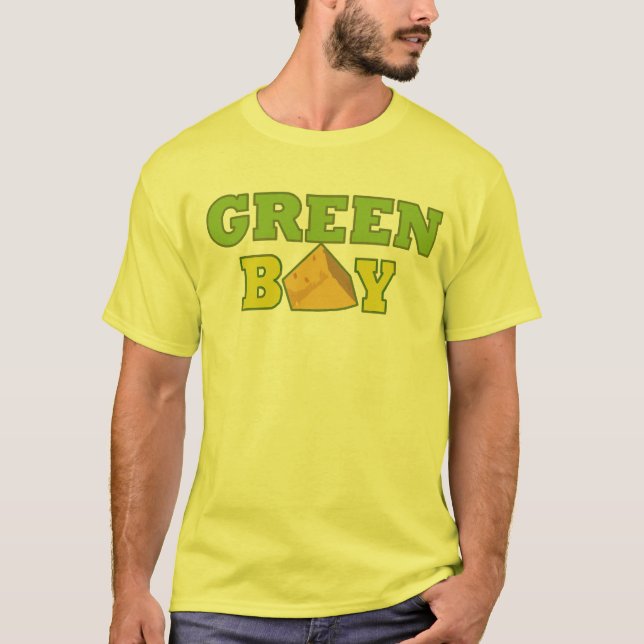 T-shirt Green Bay T-Chemise-Jaune (Devant)