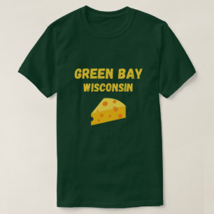 T-shirt GREEN BAY WISCONSIN football vintage en détresse
