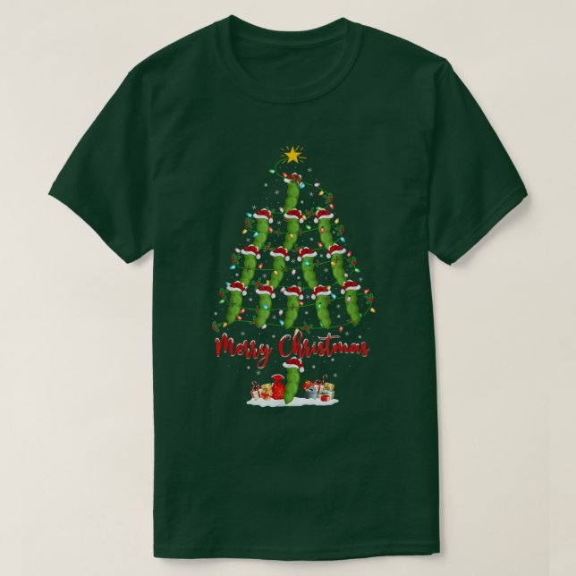 T-shirt Green Bean Lover Matching Santa Green Bean Christm (Design devant)