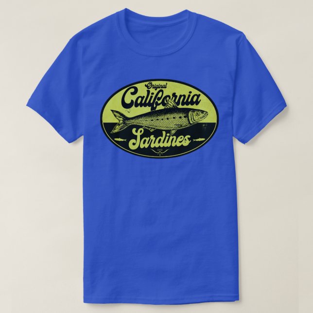 T-shirt Green California Sardines (Design devant)