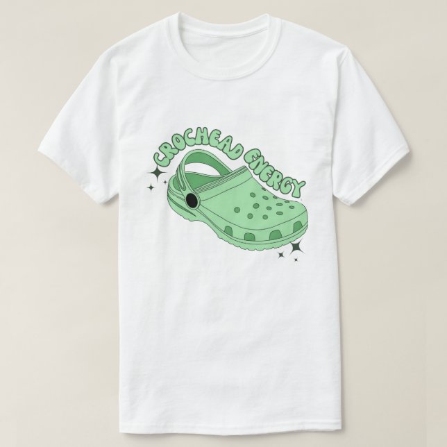 T-shirt Green Crochead Energy (Design devant)