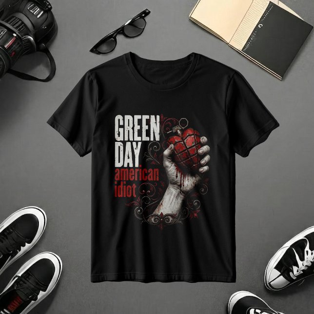 T-shirt Green Day American Idiot (Créateur téléchargé)