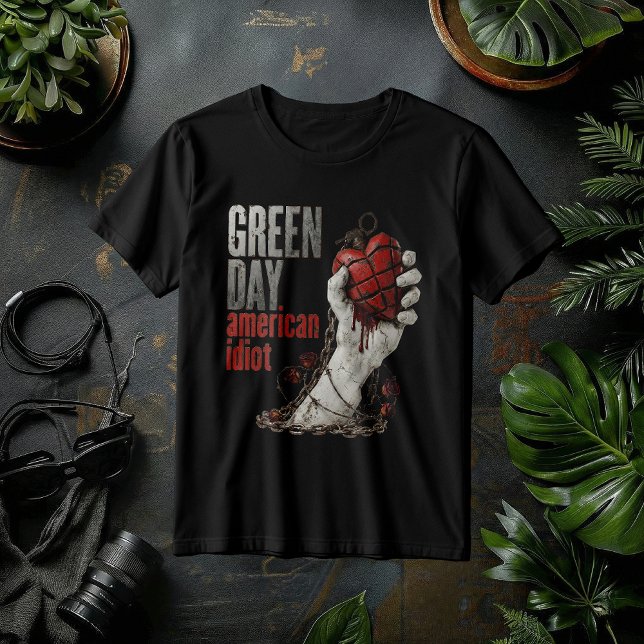 T-shirt Green Day American Idiot (Créateur téléchargé)