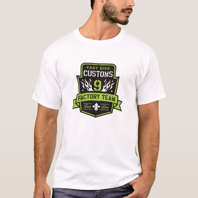 T-shirt Green Fast Vélo Douane Factory Tee (Devant)