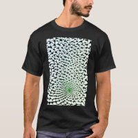 Green Fibonacci Geo Swirl