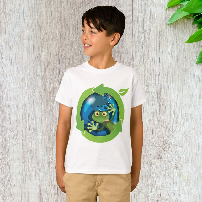 T-shirt Green Frog Earth (Créateur téléchargé)