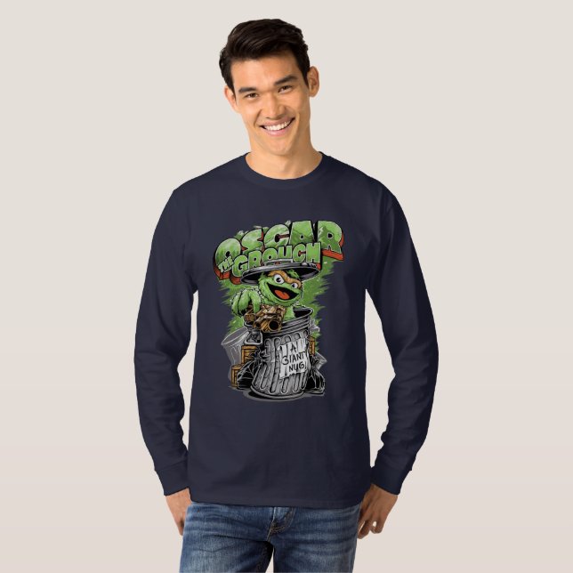 T-shirt Green Garbage Monster  (Devant entier)