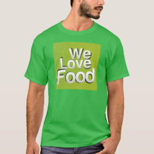 T-shirt Green Grub Club : We Heart Food Design