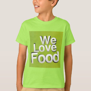 T-shirt Green Grub Club : We Heart Food Design