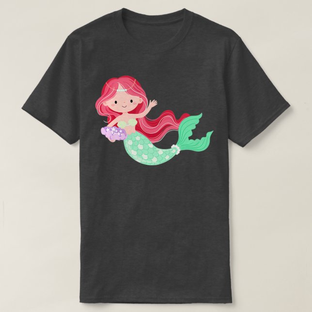 T-shirt Green Mermaid (Design devant)