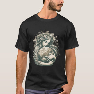 T-shirt Green Mother Jour des terres Gaia Sauvez notre pla