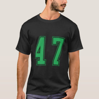 T-shirt Green Number 47 Team Junior Sports Numéro Unifor