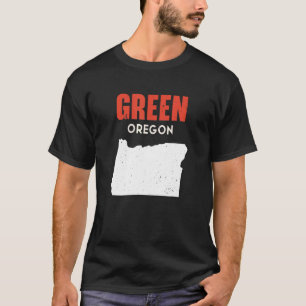 T-shirt Green Oregon USA State America Travel Oregon