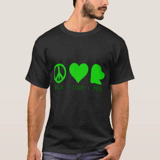 T-shirt Green Peace Love BBG