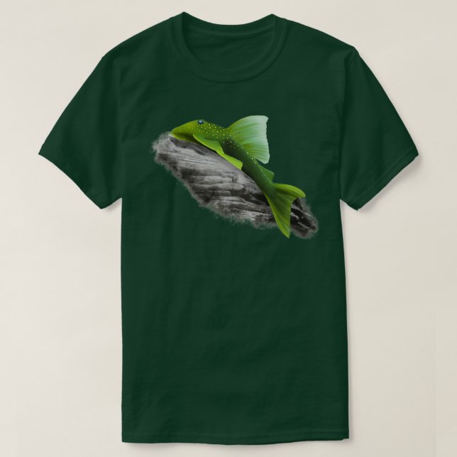 T-shirt Green Phantom Pleco (Design devant)