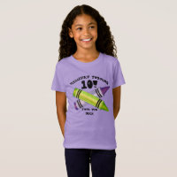 Green Purple Artist Crayons Enfant fête d'annivers