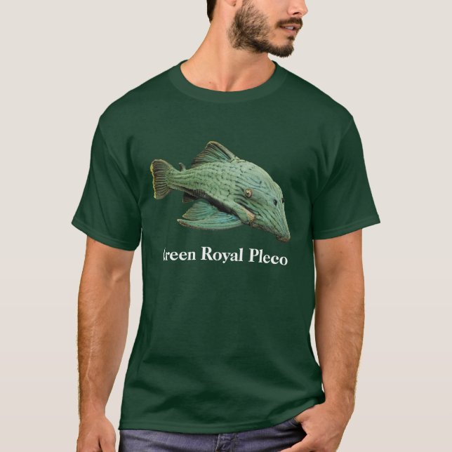 T-shirt Green Royal Pleco (Devant)