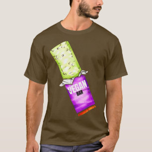 T-shirt Green Sweets Vegan Bar Pour Végétarien Et Végétali