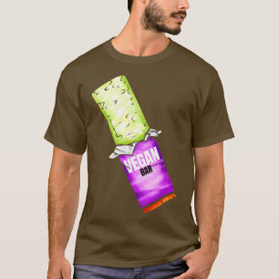 T-shirt Green Sweets Vegan Bar Pour Végétarien Et Végétali
