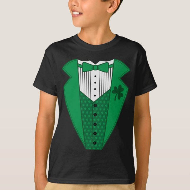 T-shirt Green Tuxedo (Devant)