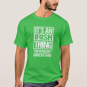 T-shirt Green Very Irish St Paddy's Day Irlande Celtic Fon
