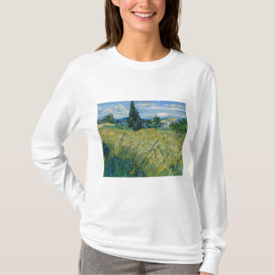 T-shirt Green Wheat Field with Cypress 1889 par Vincent va