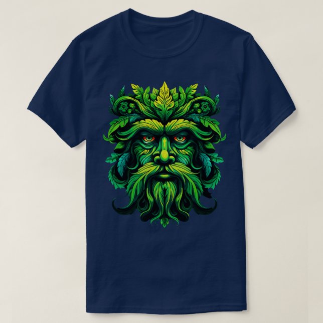 T-shirt Greenman celte païen (Design devant)