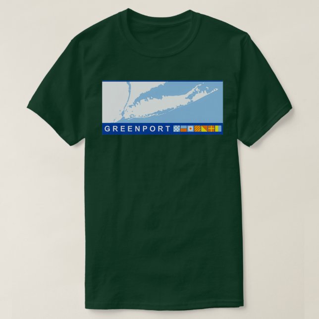 T-shirt Greenport Long Island 4 (Design devant)