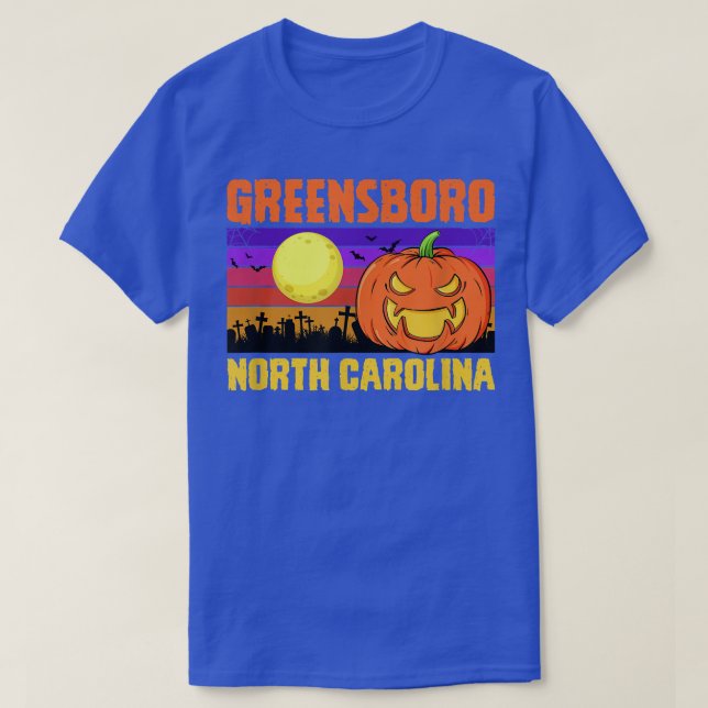 T-shirt Greensboro Caroline du Nord Bonne fête d'Halloween (Design devant)