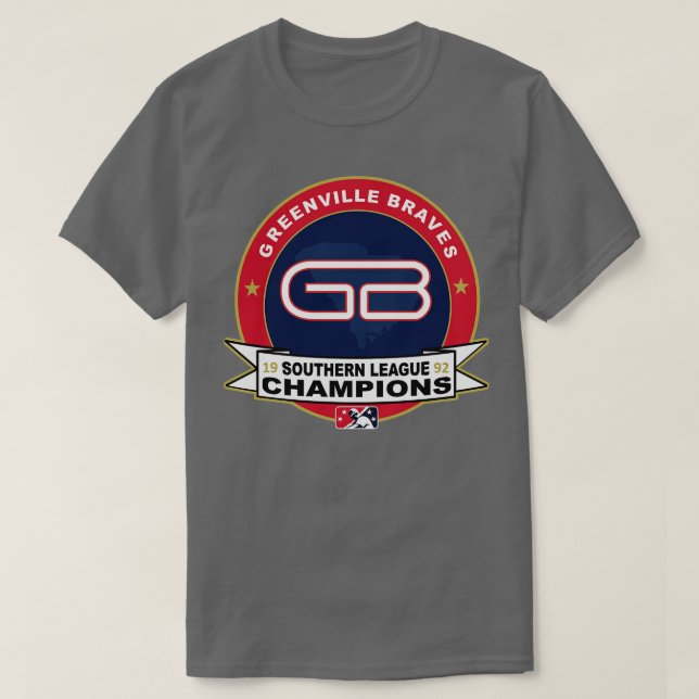 T-shirt Greenville Braves Championnat de la Ligue du Sud 1 (Design devant)