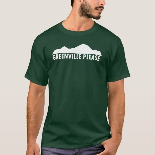 T-shirt Greenville Caroline du Sud S'il vous plaît (Devant)