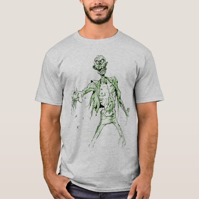 T-shirt greenzombie - customisé (Devant)