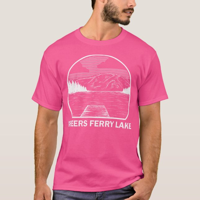 T-shirt Greers Ferry Lake Arkansas Funny Fishing Camping S (Devant)