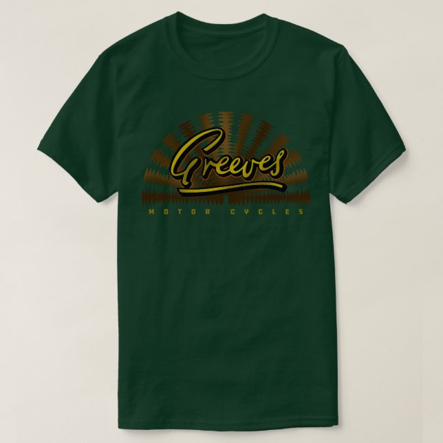 T-shirt Greeves Motorcycles UK (Design devant)