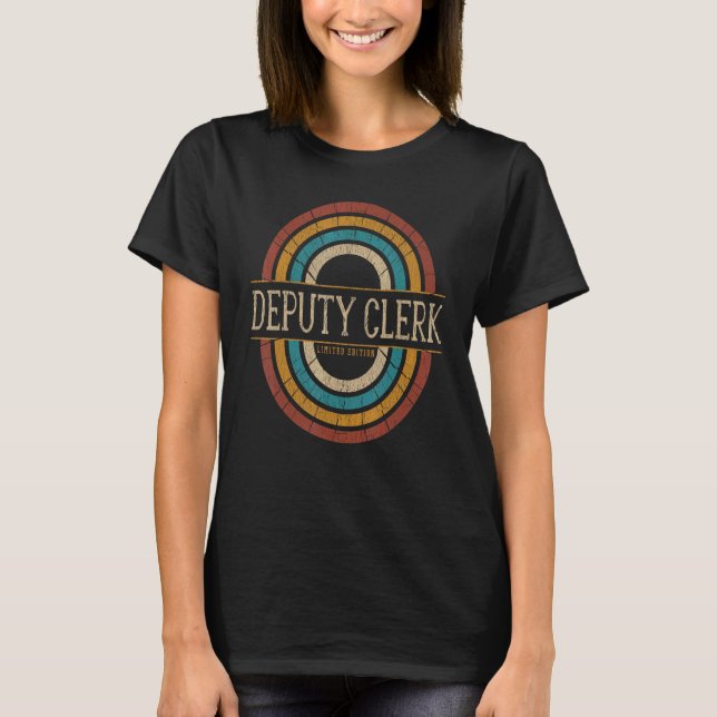 T-shirt Greffier adjoint Vintage (Devant)