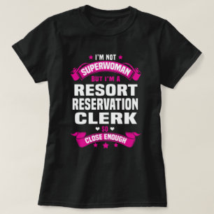 T-shirt Greffier de réservation de villégiature