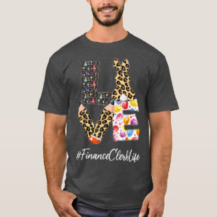 T-shirt Greffier des Finances Aimer Crayon de Pâques Jour 