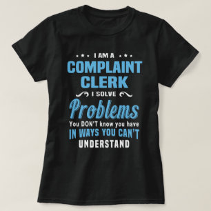 T-shirt Greffier des plaintes