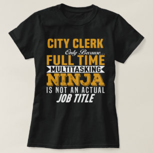 T-shirt Greffier municipal