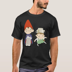T-shirt Greg et Wirt au-dessus du mur du jardin