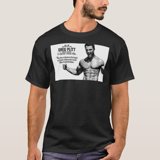 T-SHIRT GREG PLITT RIP   (Devant)