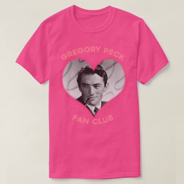 T-shirt Gregory Peck Fan Club (Design devant)