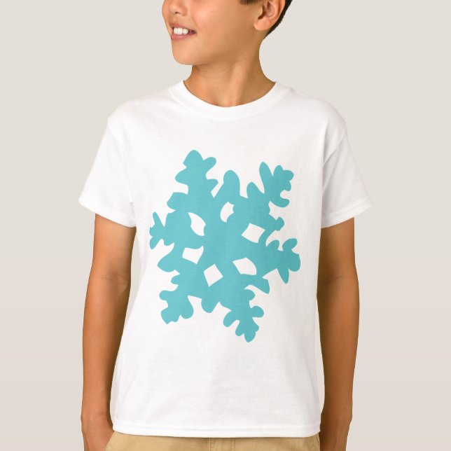 T-shirt grêle à neige - flocon de neige (Devant)