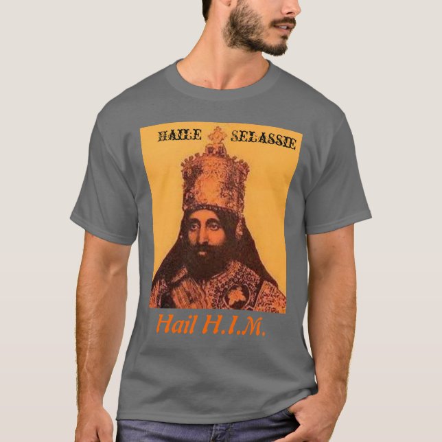 T-shirt Grêle H.I.M. de Selassie (Devant)